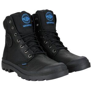 PALLADIUM Pampa Sport Cuff Waterproof Nylon Boots Men/Youth 4, Women's 5.5 Black